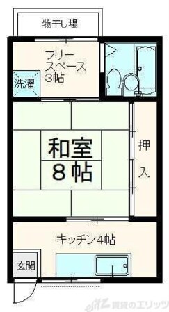 高瀬ハイツの物件間取画像